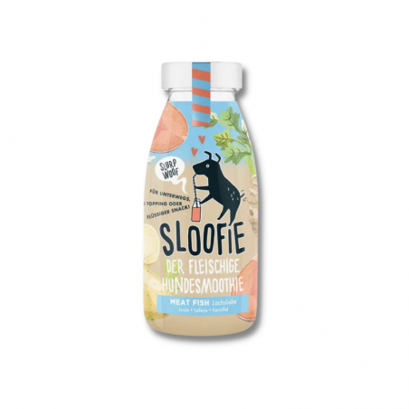 Smoothie Salmon saumon Love jouet occupation à garnir tapis léchage pour chiens et chats - Sloofie