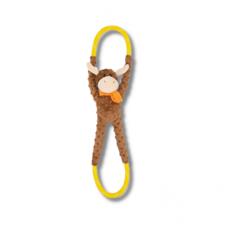 Tug Orignal - Jouet en corde à tirer jeu occupation pour chiens Zippypaws Tug Orignal - Jouet en corde à tirer jeu occupation pour chiens Zippypaws