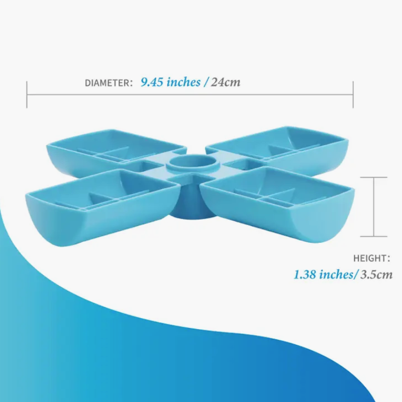 Accessoire pour gamelle croquette SPIN Moulin à vent - niveau facile occupation jeu jouet pour chien