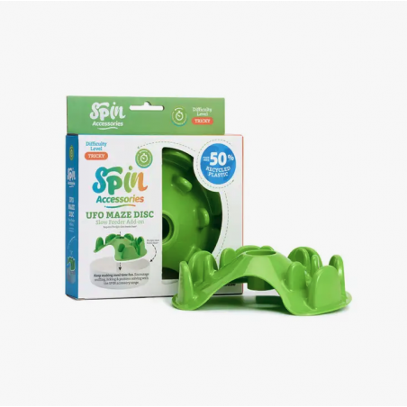 Accessoire pour gamelle croquette SPIN Ufo Maze - niveau difficile occupation jeu jouet pour chien Accessoire pour gamelle croquette SPIN Ufo Maze - niveau difficile occupation jeu jouet pour chien