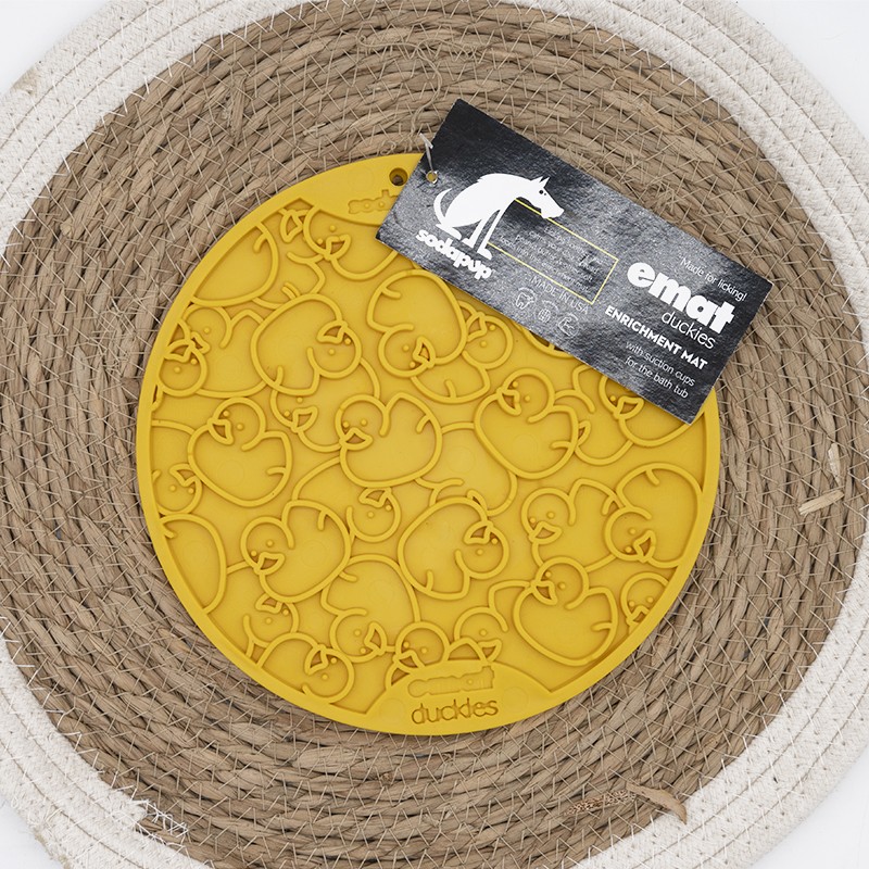 Tapis de Léchage Canard jeu jouet occupation pour chiens - Sodapup