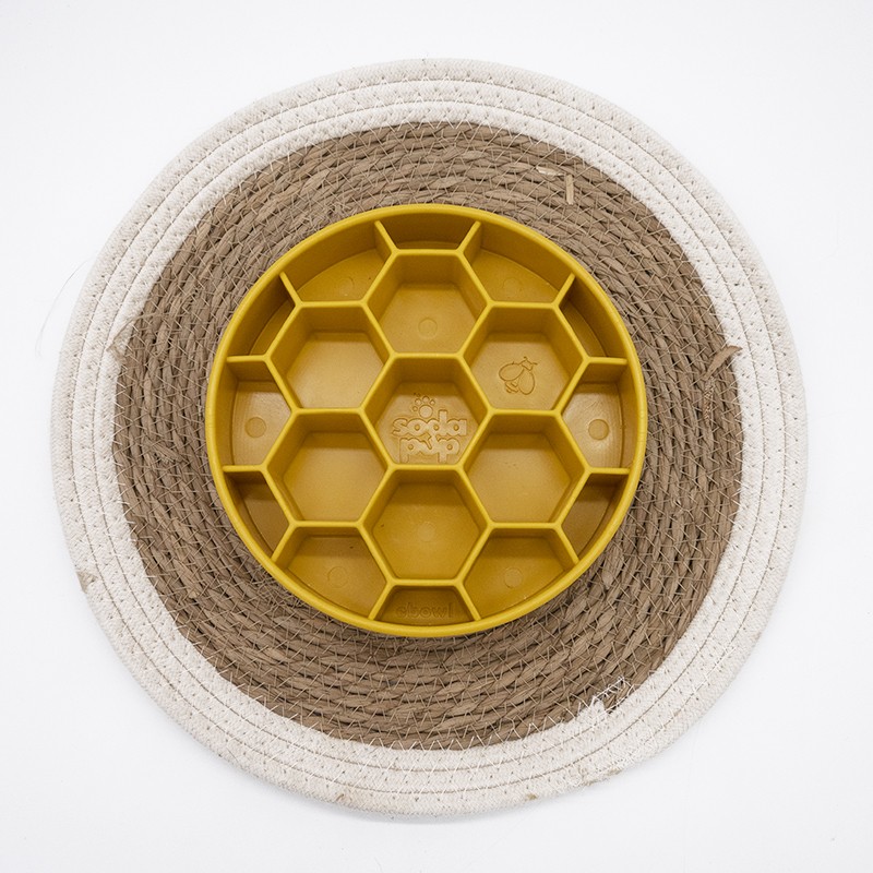 Gamelle anti-glouton Nid d'abeille pour chiens Sodapup