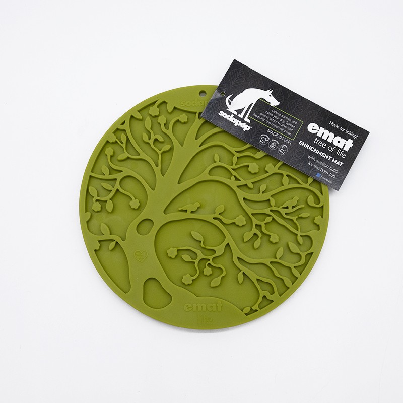Tapis de Léchage Arbre de vie avec ventouses jeu occupation pour chiens - Sodapup