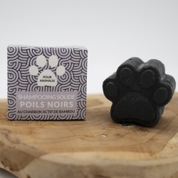 Shampoing solide pour chiens et chats spécial poils noirs - Naïomy