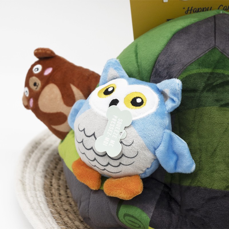 Les animaux au Camping - Peluche de flair pour chiens Fringe