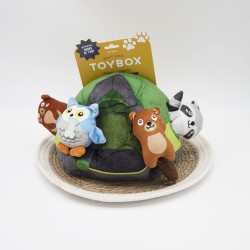 Les animaux au Camping - Peluche de flair pour chiens Fringe