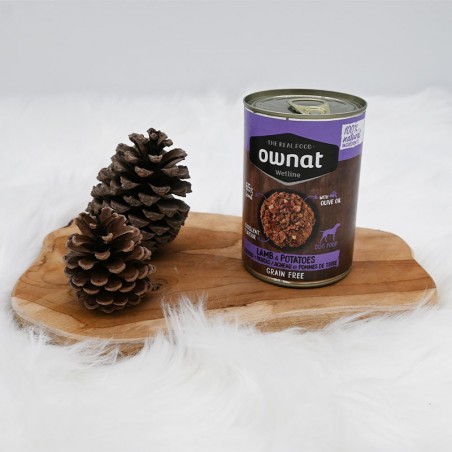 OWNAT - Pâtée Grain Free sans céréales pour chiens Agneau & Pomme de Terre OWNAT - Pâtée Grain Free sans céréales pour chiens Agneau & Pomme de Terre