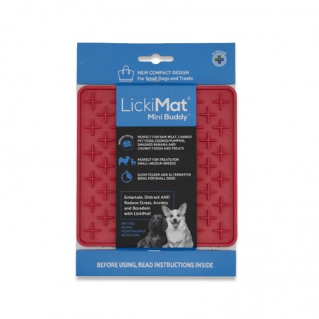 LickiMat Buddy Mini - Tapis de léchage pour chiens et chats