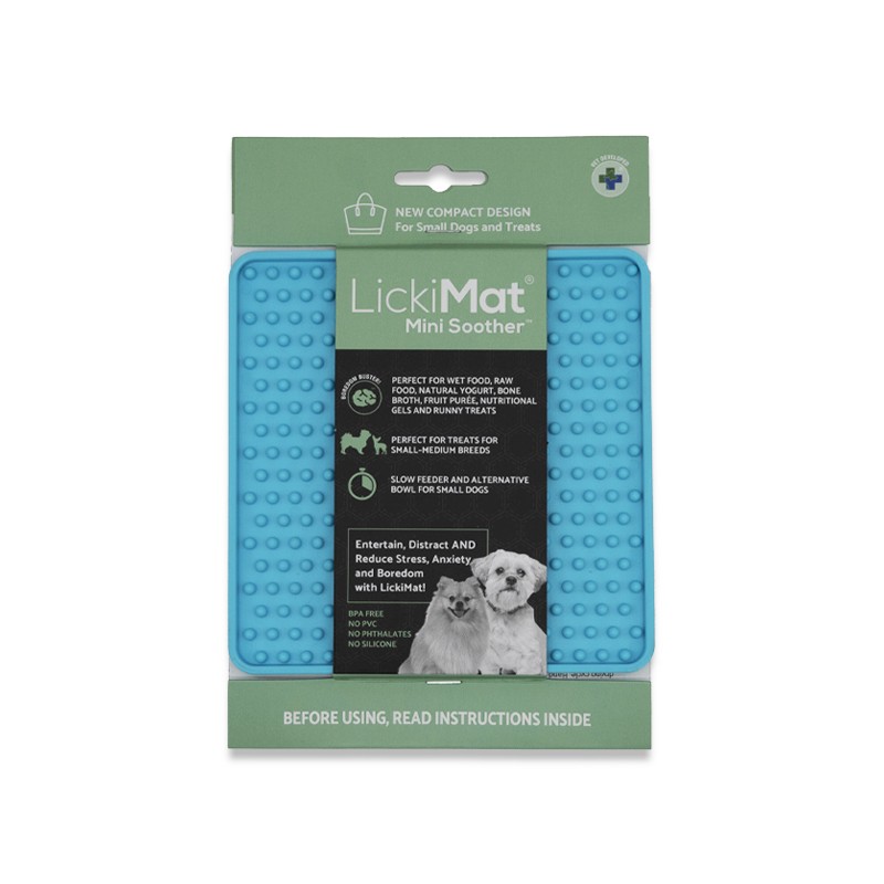 LickiMat Soother Mini - Tapis de léchage pour chiens et chats