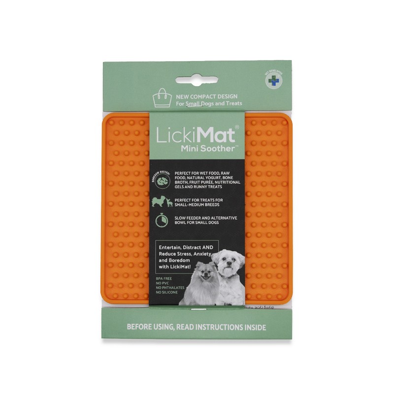 LickiMat Soother Mini - Tapis de léchage pour chiens et chats