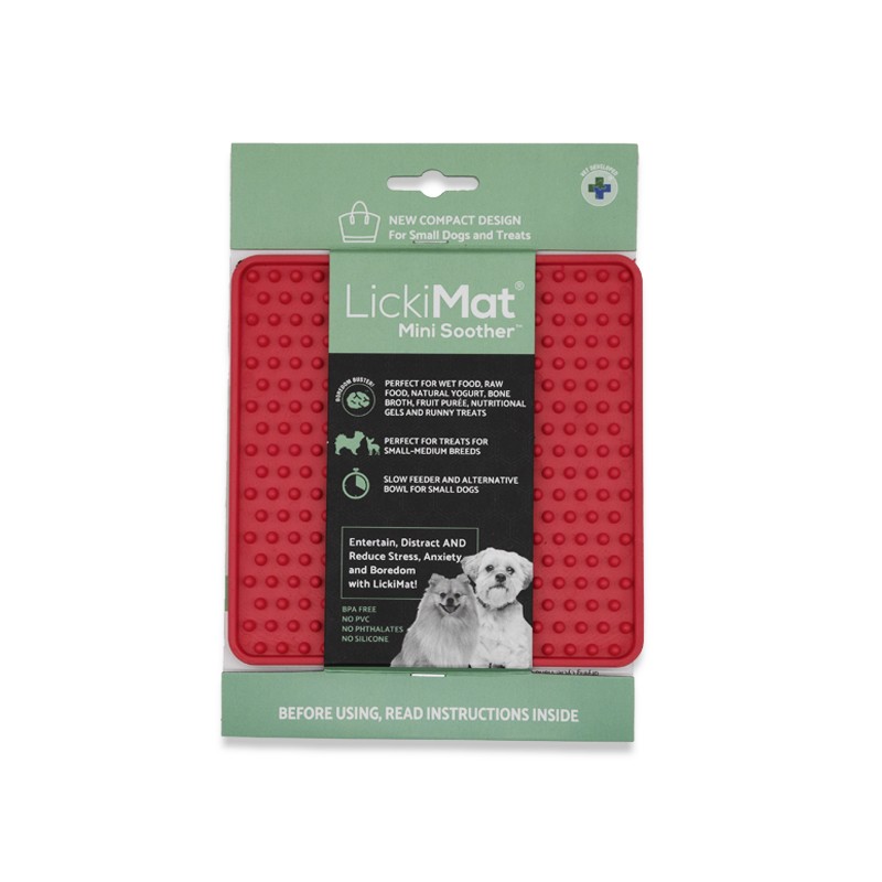 LickiMat Soother Mini - Tapis de léchage pour chiens et chats