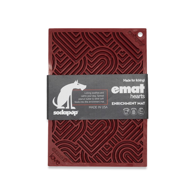 Tapis de Léchage Coeur pour chiens - Sodapup