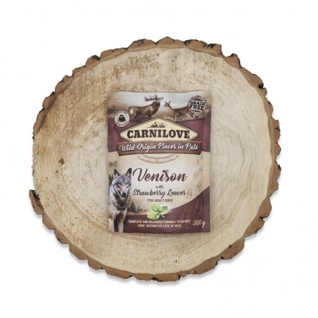 CARNILOVE - Pâtée pour chiens sans céréales Cerf et Feuilles de fraisier CARNILOVE - Pâtée pour chiens sans céréales Cerf et Feuilles de fraisier