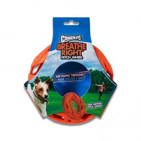 Breathe Right Fetch Wheel - jouet flottant pour chien - Chuck It Breathe Right Fetch Wheel - jouet flottant pour chien - Chuck It