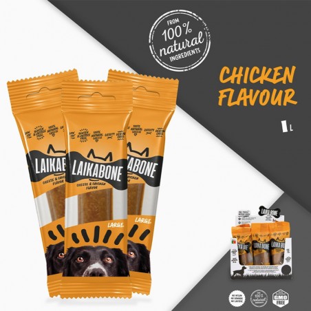 Laika Bone au poulet - fromage à mâcher pour chien Laika Bone au poulet - fromage à mâcher pour chien