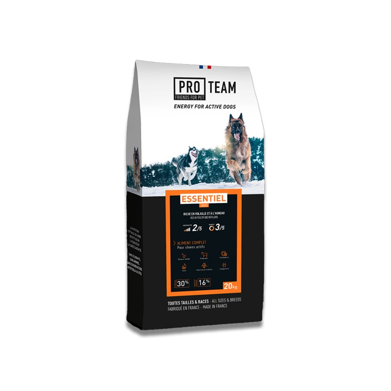 Pro Team Essentiel 3800 - croquettes pour chiens 20kg