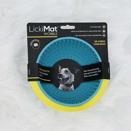 LickiMat Wobble - Tapis de léchage occupation pour chiens et chats LickiMat Wobble - Tapis de léchage occupation pour chiens et chats