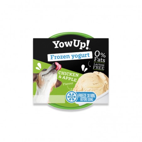 Yaourt glacé pour chiens - Poulet et pomme - Yow Up Yaourt glacé pour chiens - Poulet et pomme - Yow Up