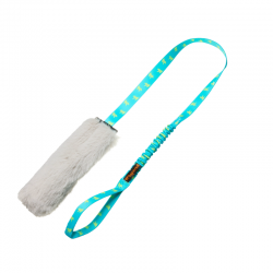 Tug qui couine en fausse fourrure - jouet à tirer Tug-E-Nuff