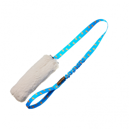 Tug qui couine en fausse fourrure - jouet à tirer Tug-E-Nuff