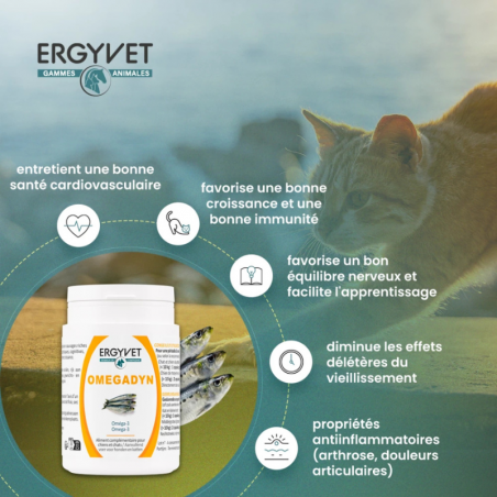Omegadyn - oméga 3 pour chiens et chats Omegadyn - oméga 3 pour chiens et chats
