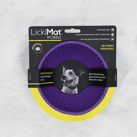 LickiMat Wobble - Tapis de léchage occupation pour chiens et chats LickiMat Wobble - Tapis de léchage occupation pour chiens et chats