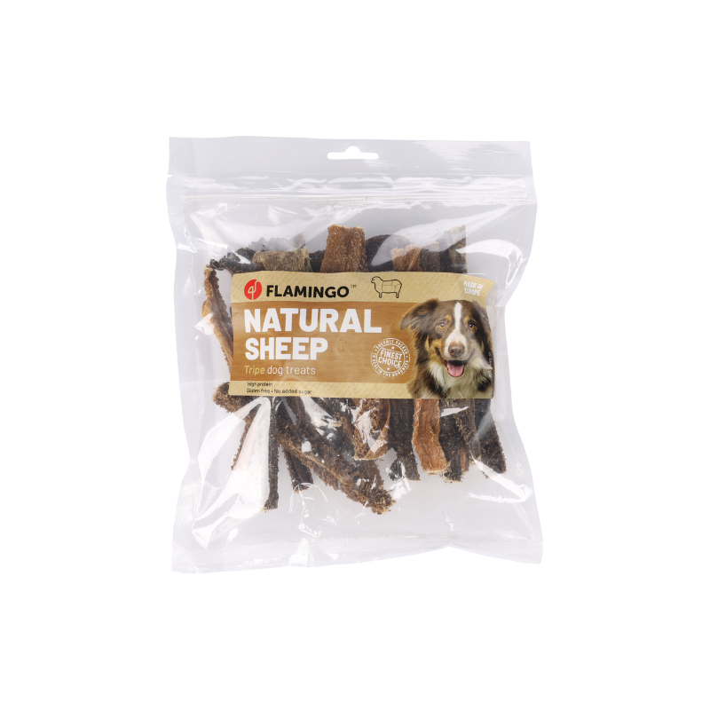 Panse de mouton - Friandise de mastication pour chiens Flamingo