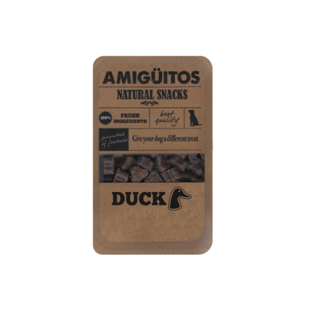 Friandises semi-humides au canard pour chiens - AMIGÜITOS Friandises semi-humides au canard pour chiens - AMIGÜITOS
