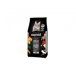 OWNAT Ultra Young - croquettes Low Grain pour chats adultes