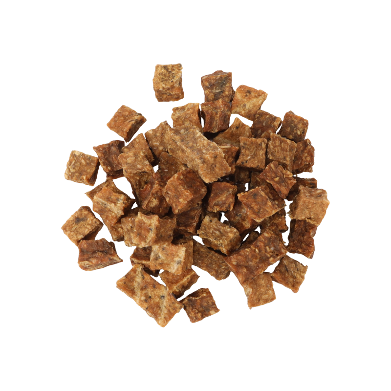 Cubes de cabillaud et homard - friandises pour chiens - Flamingo