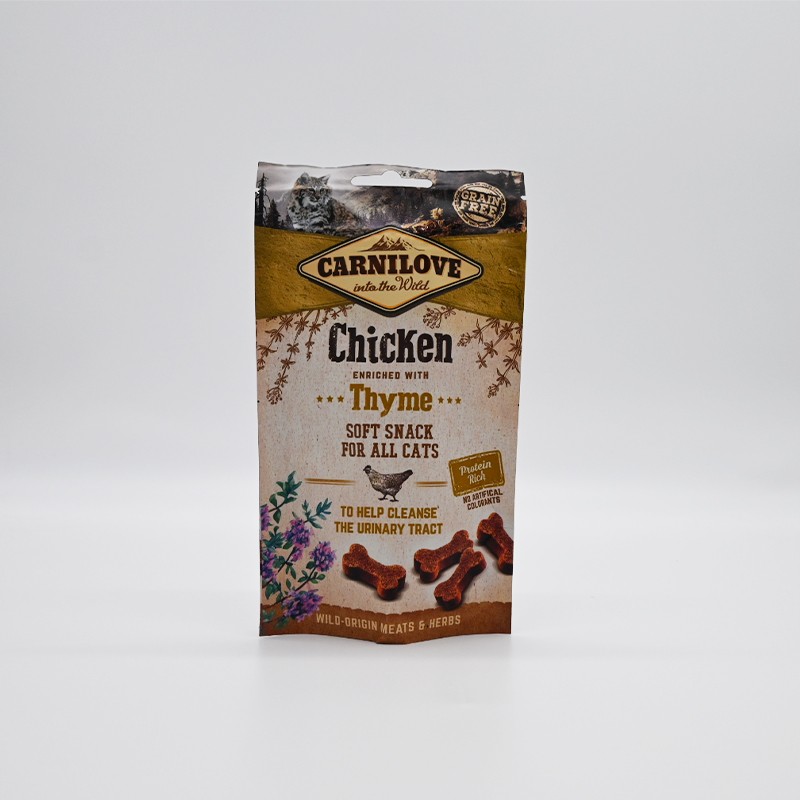 Carnilove Soft Snack - Poulet et Thym friandises semi-humides pour chats