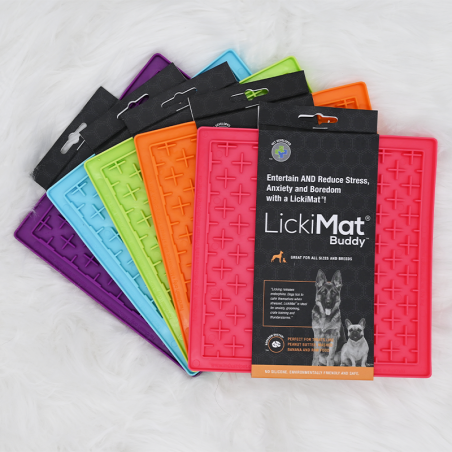 LickiMat Buddy - Tapis de léchage occupation pour chiens et chats LickiMat Buddy - Tapis de léchage occupation pour chiens et chats