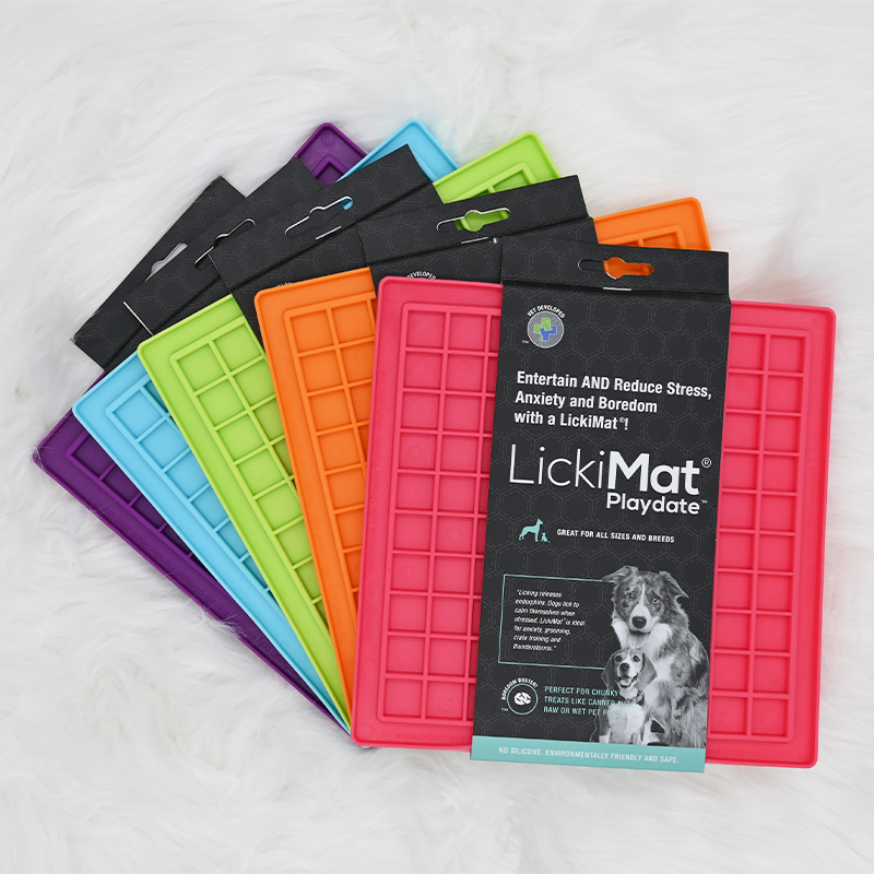 LickiMat Playdate - Tapis de léchage occupation pour chiens et chats