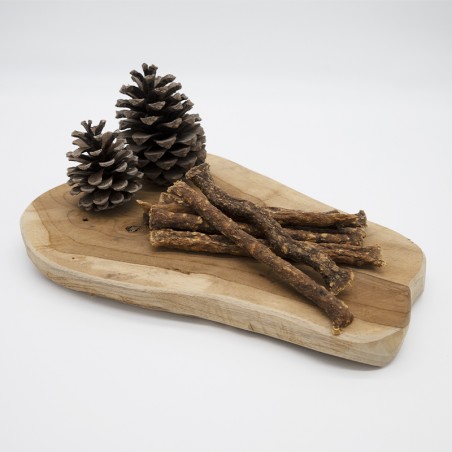 Sticks d'Autruche - friandise de mastication récompense occupation naturelle pour chiens Sticks d'Autruche - friandise de mastication récompense occupation naturelle pour chiens