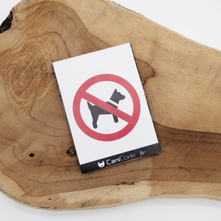 CaniCode Picto étiquette message laisse harnais chien CaniCode Picto étiquette message laisse harnais chien