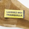 CaniCode étiquette avec message laisse harnais chien CaniCode étiquette avec message laisse harnais chien