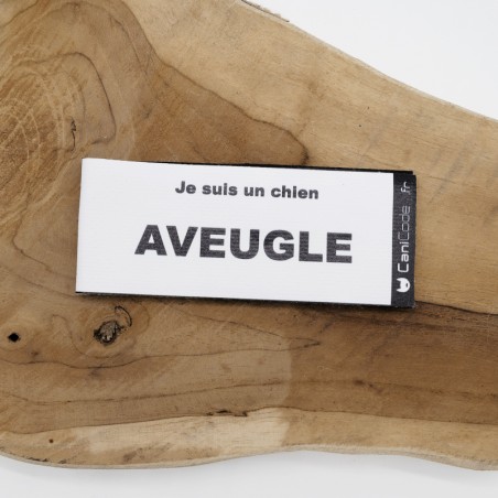 CaniCode étiquette avec message laisse harnais chien CaniCode étiquette avec message laisse harnais chien