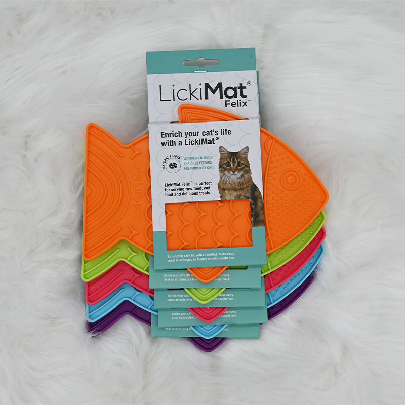 LickiMat Felix - Tapis de léchage occupation pour chats et chiens