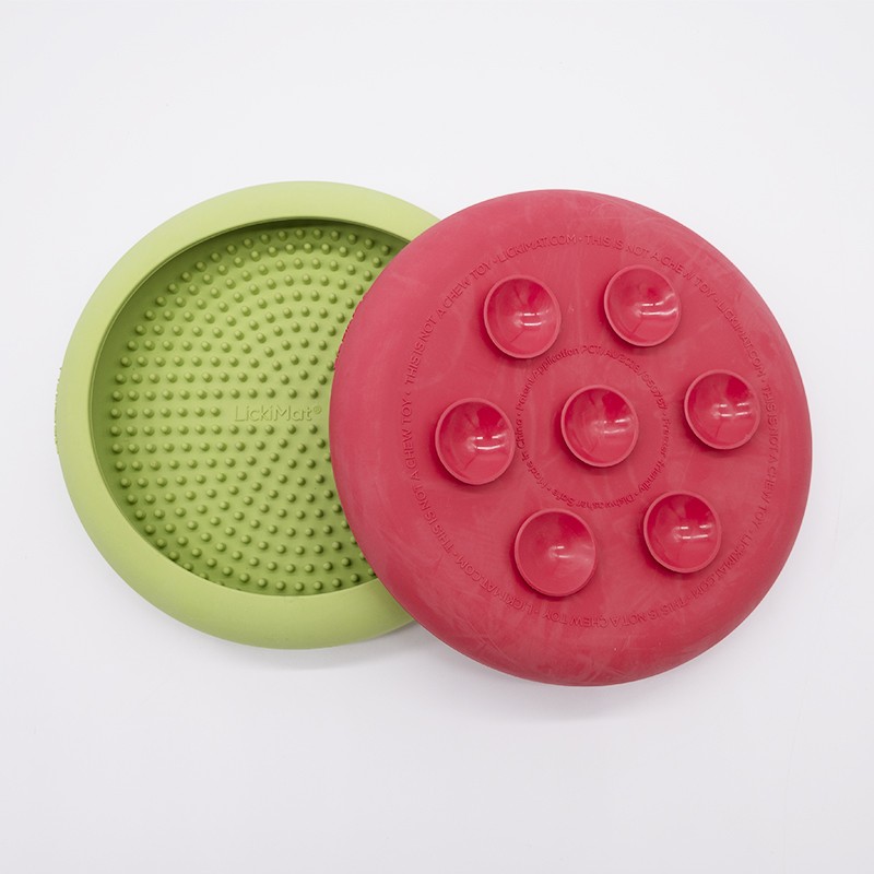 LickiMat Ufo - Tapis de léchage occupation pour chiens avec ventouses