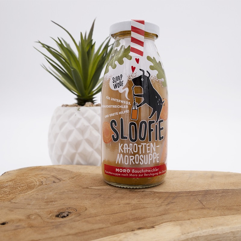 Smoothie Soupe Moro carotte occupation lickimat pour chiens et chats - Sloofie