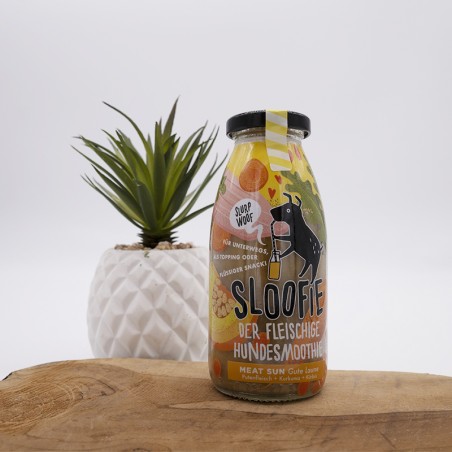 Smoothie Viande du Soleil dinde occupation lickimat pour chiens et chats - Sloofie Smoothie Viande du Soleil dinde occupation lickimat pour chiens et chats - Sloofie