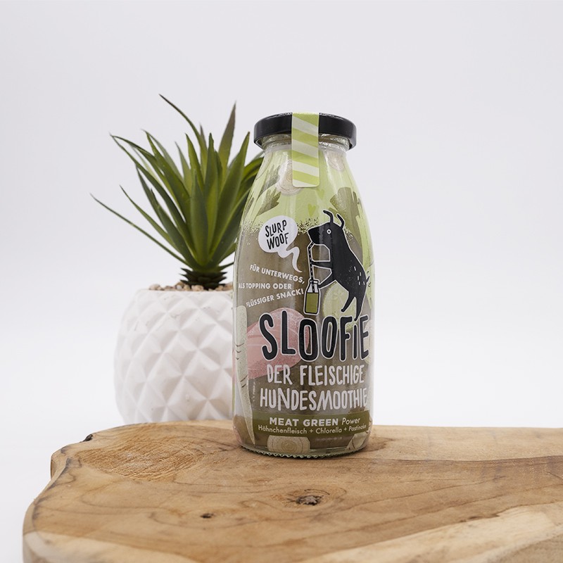 Smoothie Viande et Légumes poulet carotte occupation lickimat pour chiens et chats - Sloofie