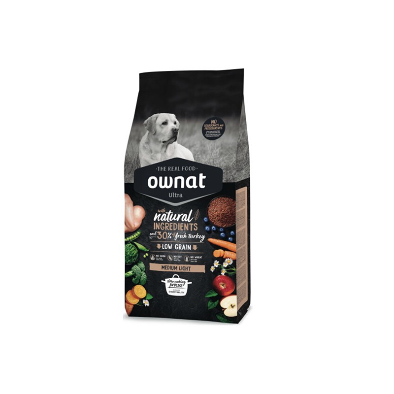 OWNAT - croquette Ultra Medium Light pour chiens de taille moyenne