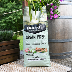 OWNAT - croquette Prime Grain Free sans céréales pour chiens adultes poulet & dinde