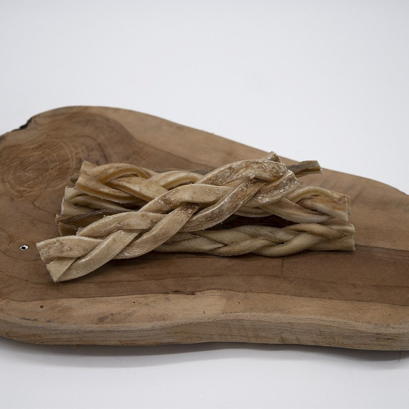 Tresses de Peaux de Buffle - friandise de mastication pour chiens