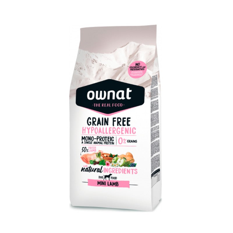 OWNAT - Hypoallergenic Mini Agneau pour chiens adultes de petite taille