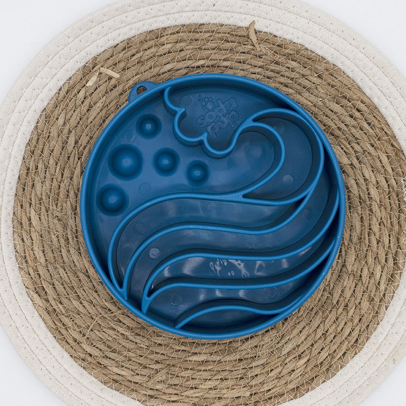 Gamelle anti-glouton Vagues pour chiens Sodapup