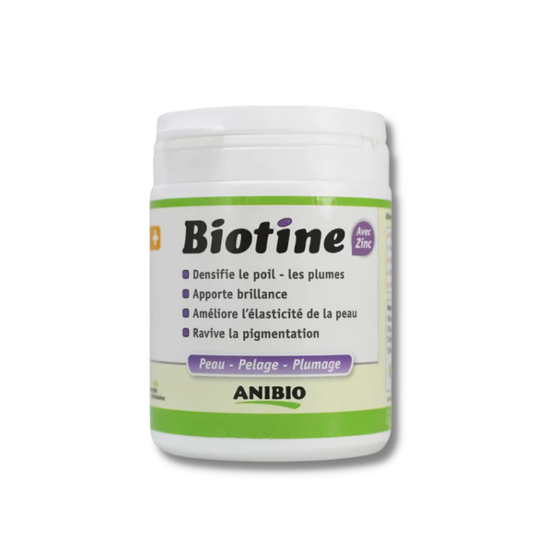 Biotine avec Zinc - complément alimentaire soin du poil et de la peau pour chiens Anibio