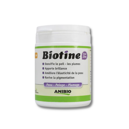 Biotine avec Zinc - complément alimentaire soin du poil et de la peau pour chiens Anibio
