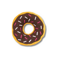 Donut Chocolat - Peluche pour chiens Zippypaws